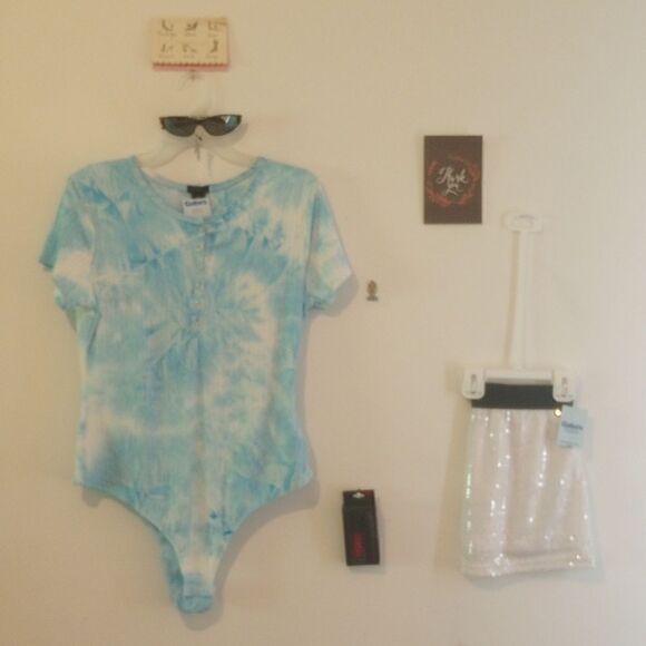 Rue21 Tops - NWT Rue 21 Baby Blue Body Suit!*